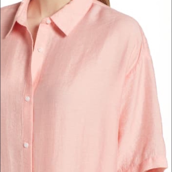 LOU & GREY Twill Oversized Shirt Mini Dress - Picture 4 of 13